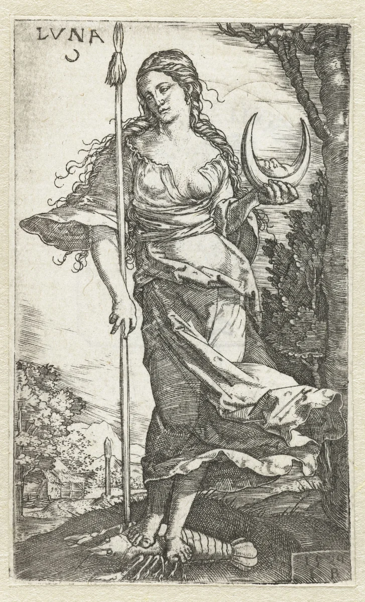 Diana by Unknown, print, 1529