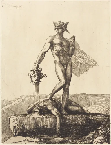 Perseus by François-Nicolas Chifflart, portfolio, 1825-1901