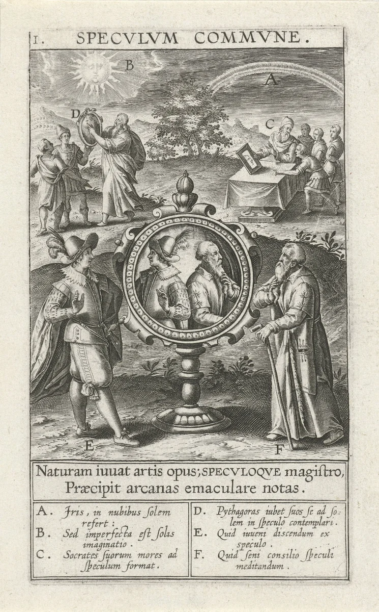 Spiegel der Gemeenschap by Theodoor Galle, print, 1610