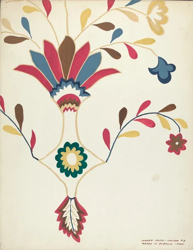 Design from a Proposed Portfolio by Majel G. Claflin, index of american design, 1935-1942