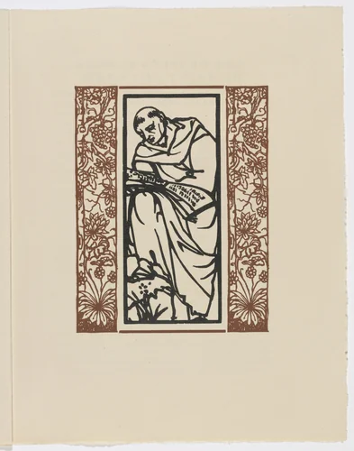 Plate (page 191) from Les Petites Fleurs de St. François (The Little Flowers of St. Francis) by Émile Bernard, illustrated book, 1928