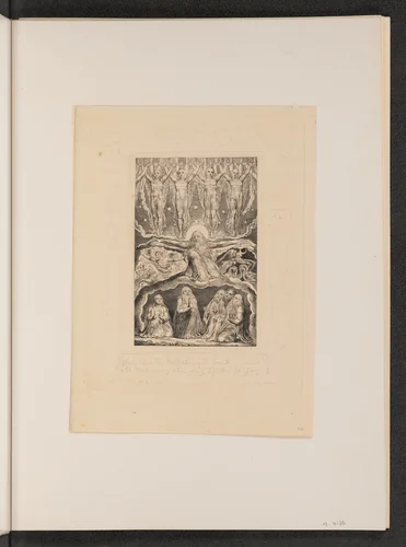 When the Morning Stars Sang Together by William Blake, portfolio, 1825
