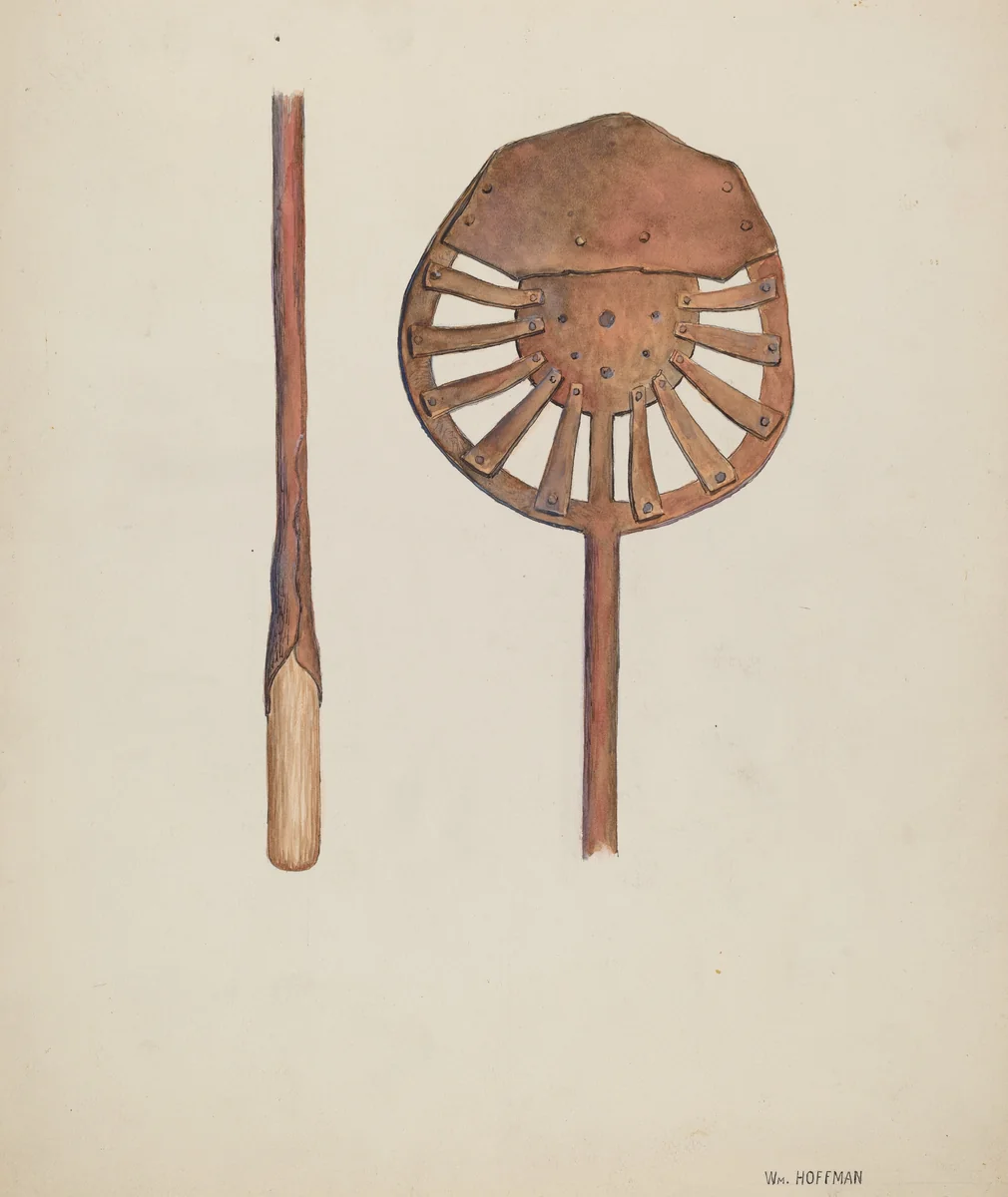 Candle Maker by William Hoffman, index of american design, 1935-1942