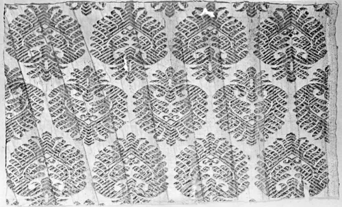 Fragment by Italy, textile, 1650-1700