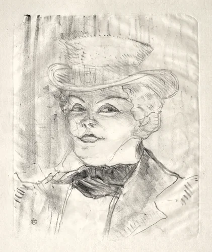 Madame Réjane by Henri de Toulouse-Lautrec, print, 1899