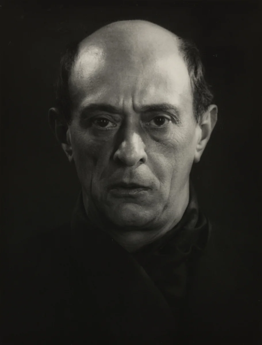 Arnold Schoenberg by Man Ray, photograph, 1924