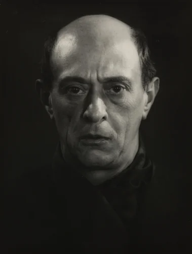 Arnold Schoenberg by Man Ray, photograph, 1924