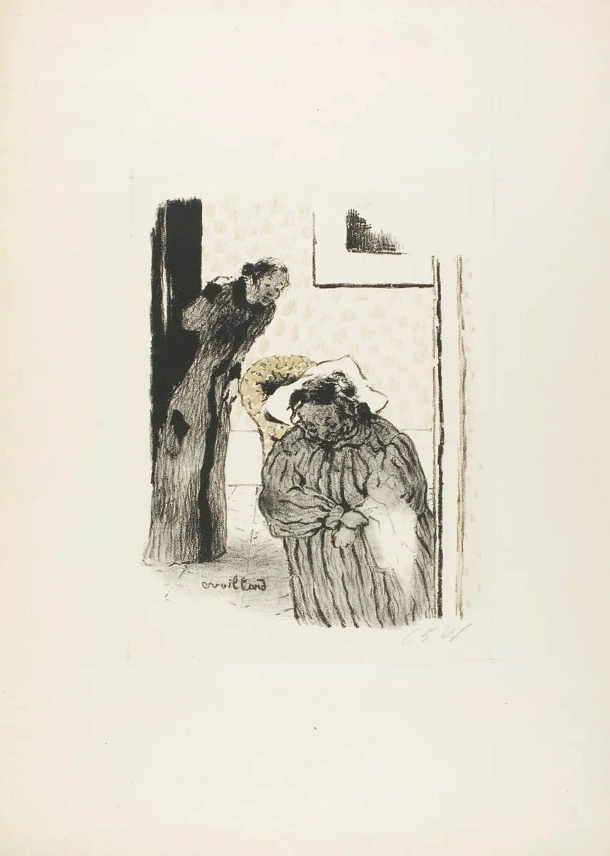 Siesta, from the first album of L'Estampe originale by Edouard Jean Vuillard, print, 1893
