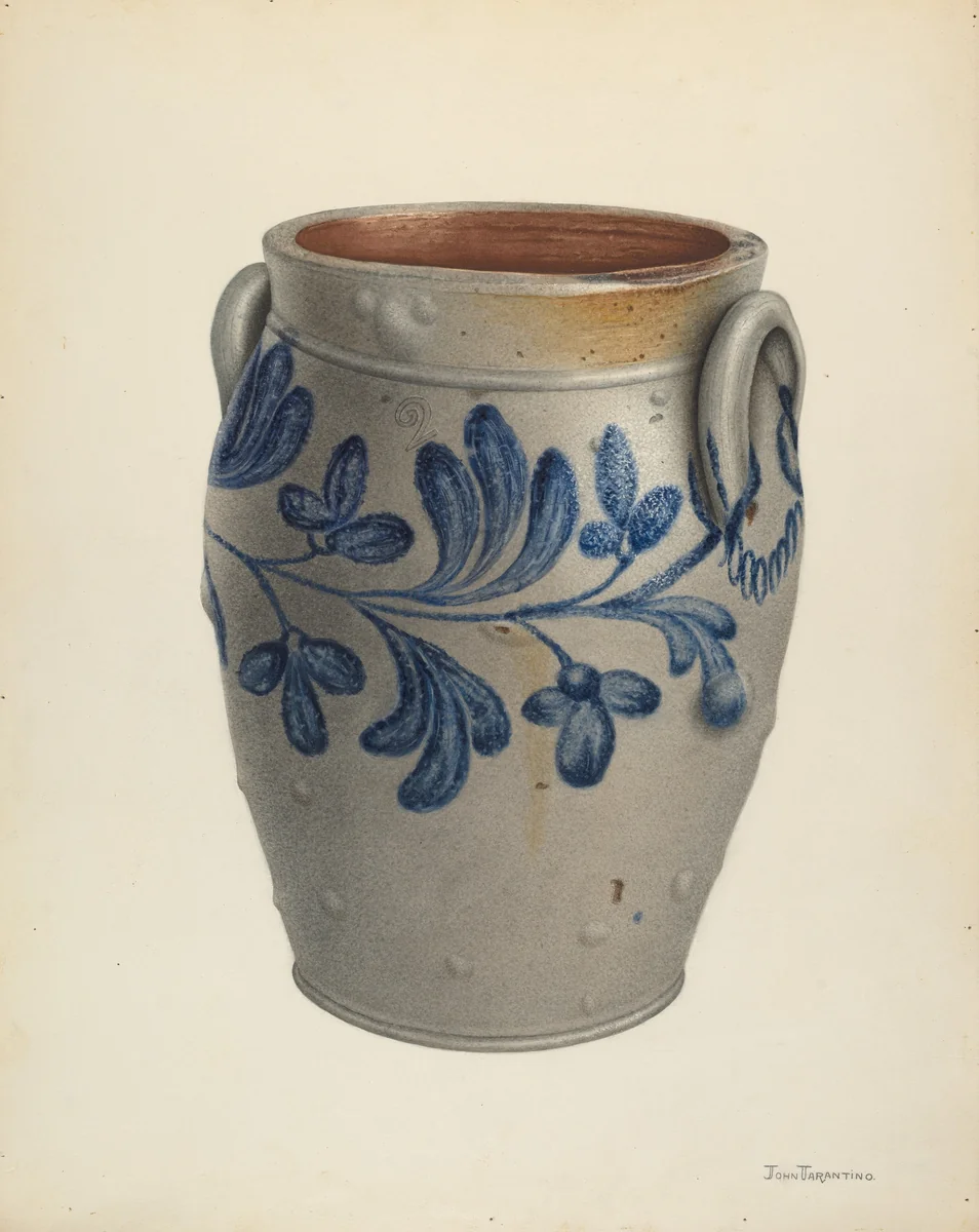 Crock by John Tarantino, index of american design, 1940