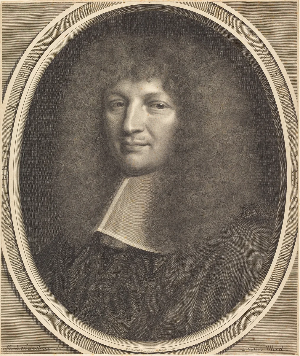 Cardinal de Furstenberg by Robert Nanteuil, print, 1672