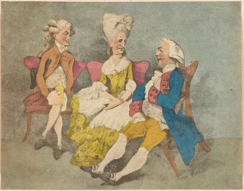 Two Strings to Your Bow by Thomas Rowlandson, print, 1800