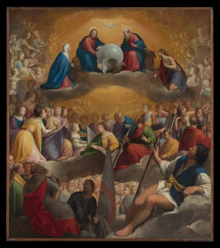 Paradise by Carlo Saraceni, painting, 1593-1603