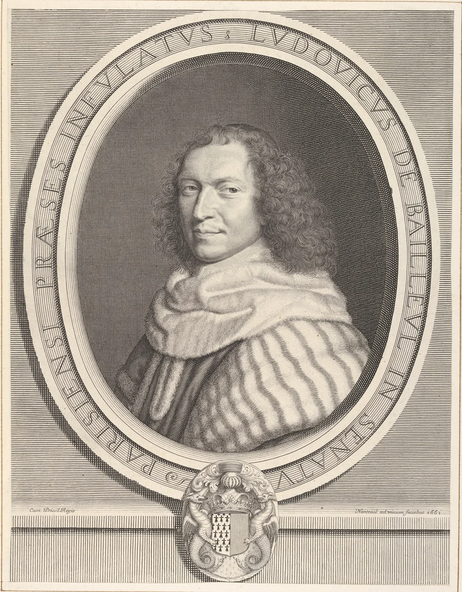 Louis-Dominique de Bailleul by Robert Nanteuil, print, 1660