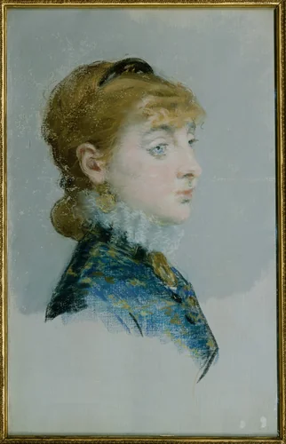 Emilie-Louise Delabigne (1848–1910), Called Valtesse de la Bigne by Edouard Manet, drawing, 1879