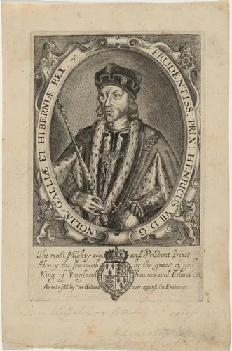 Henry VII of England by Renold Elstrack, print, 1618