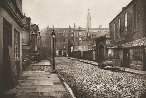 Low Green Street by Thomas Annan, photograph, 1868