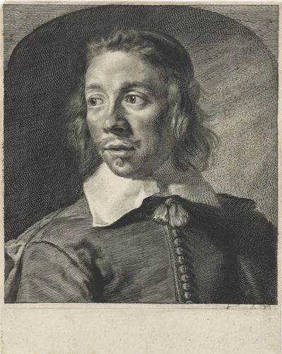 Portret van Johannes de Paep by Cornelis Visscher, print, 1638-1650