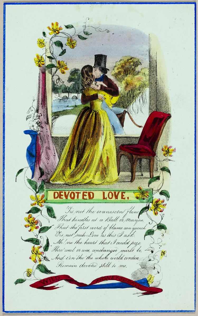 Devoted Love (valentine) by Unknown Artist, other, 1835-1845