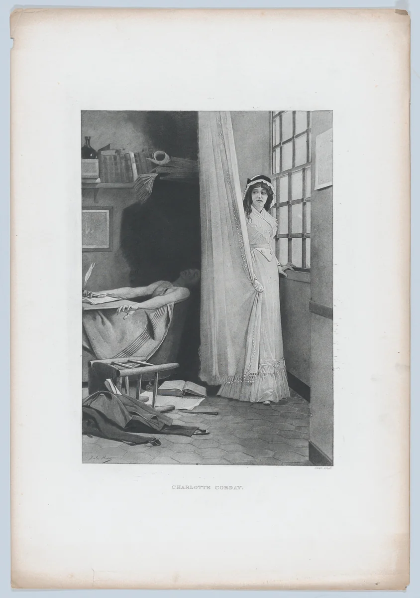 Charlotte Corday by Goupil & Co., print, 1890