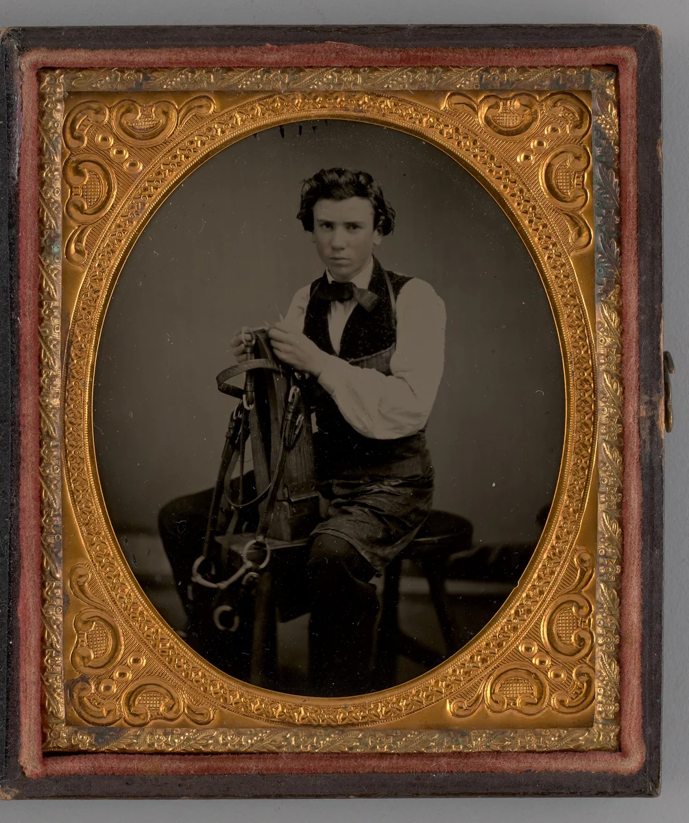 Untitled (Edward France, Harness Maker) by Wade Canal, other, 1860