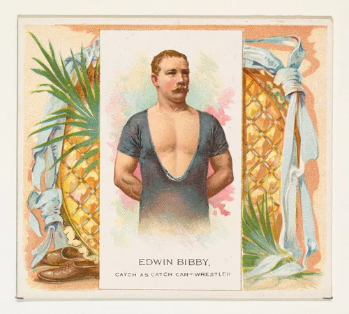 Edwin Bibby, Catch as Catch Can- Wrestler, from World's Champions, Second Series (N43) for Allen & Ginter Cigarettes by Allen & Ginter, print, 1888