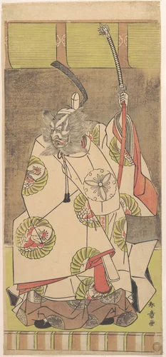 Kabuki Actor Ichikawa Danjūrō IV by Katsukawa Shunshô (勝川春章), print, 1771