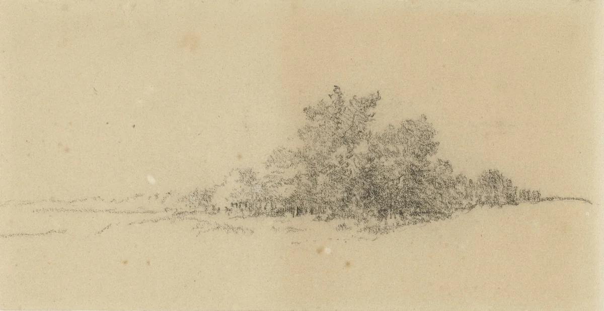 Bosrand by Narcisse Virgile Diaz de la Peña, drawing, 1817-1876