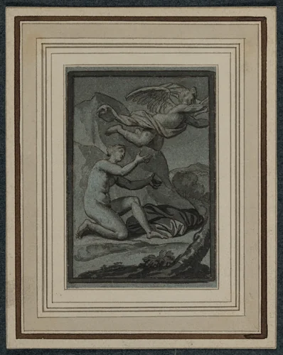 Mythological Scene by Louis Cheron, drawing, 1600-1700