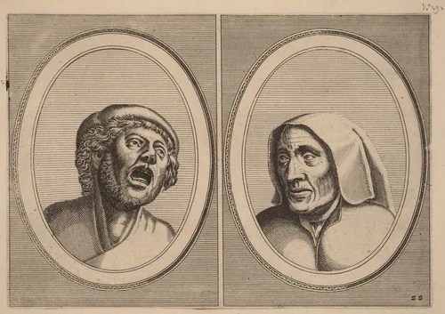 "Hansje Singh in Veldt" and "Blaeuwe Aecht" by Johannes van Doetechum
Lucas van Doetechum
Pieter Bruegel
Claes Jansz Visscher, print, 1564-1565