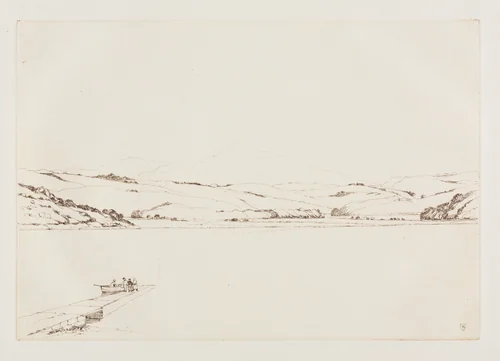 Screel Hill and Urr Water from Kypford by Frank Short, print