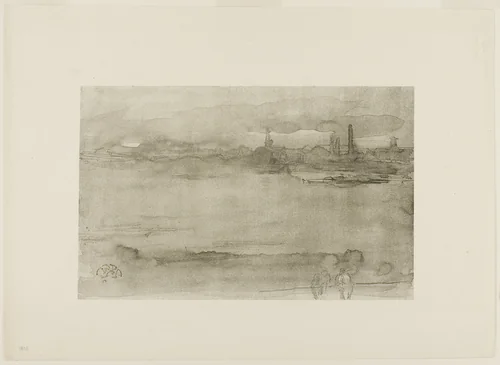 Early Morning by James McNeill Whistler, print, 1878