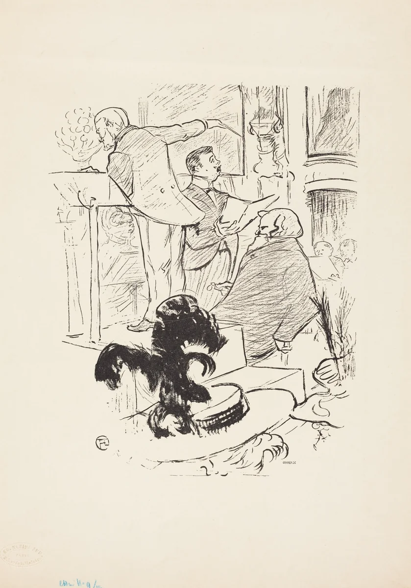 Les grands concerts de l'opera by Henri de Toulouse-Lautrec, print, 1895