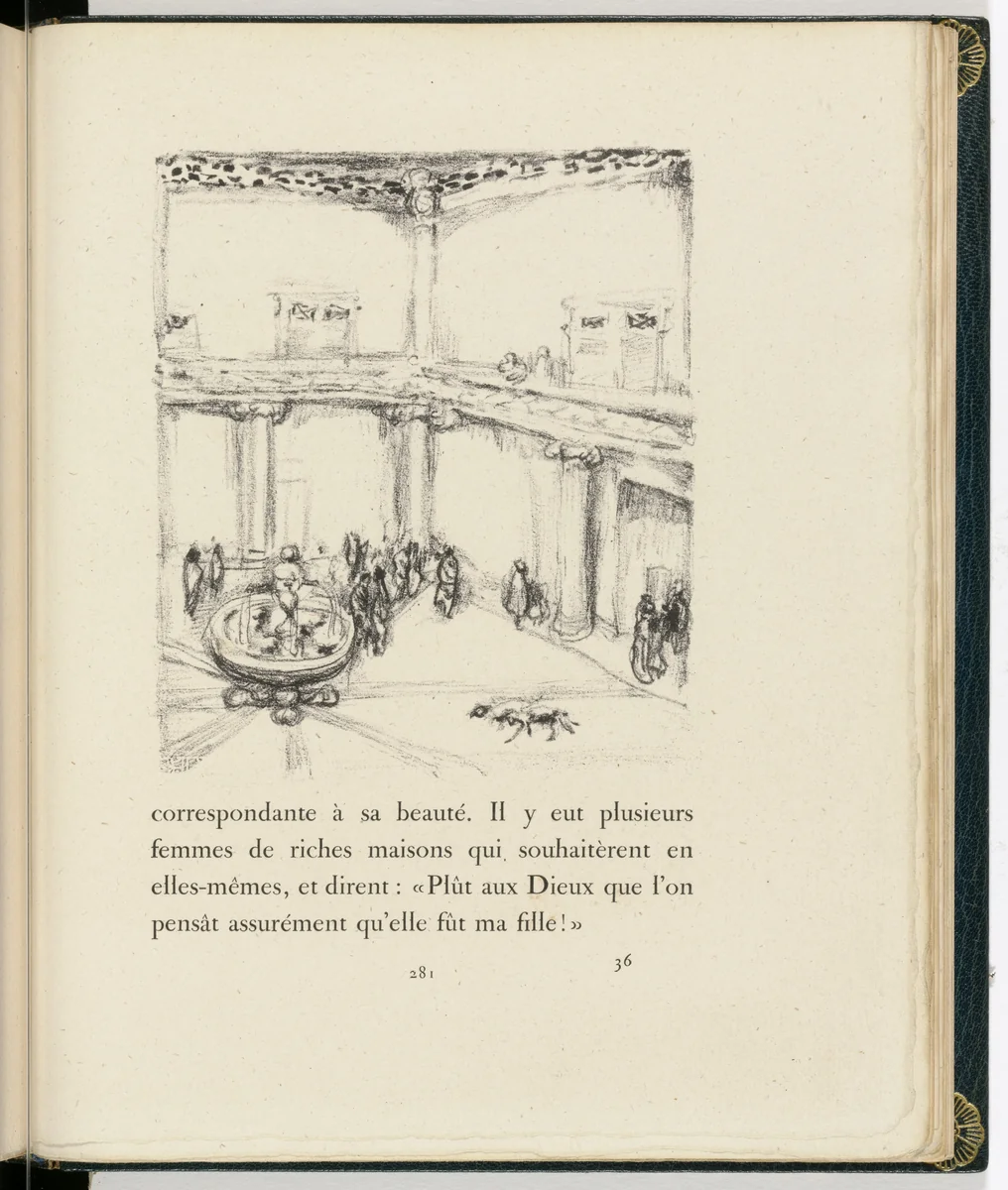 In-text plate (page 281) from Daphnis et Chloé by Pierre Bonnard, illustrated book, 1902