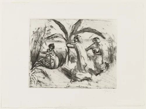 The Finding of Moses (Die Auffindung Moses) by Friedrich Feigl, print, 1925