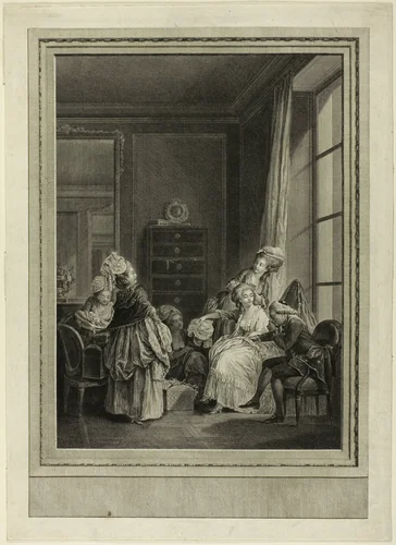 The Director by Nicolas-Joseph Voyez, print, 1744-1780