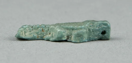 Amulet of a Crocodile by Egyptian, metalwork, -1069--332