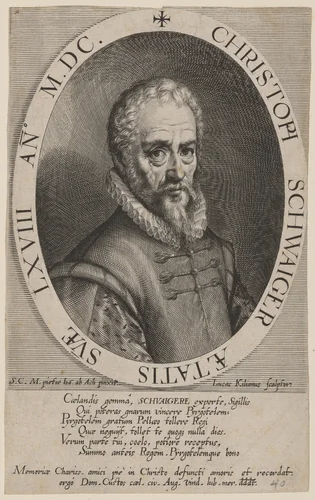 Christopher Schwaiger by Lucas Kilian, print, 1579-1637