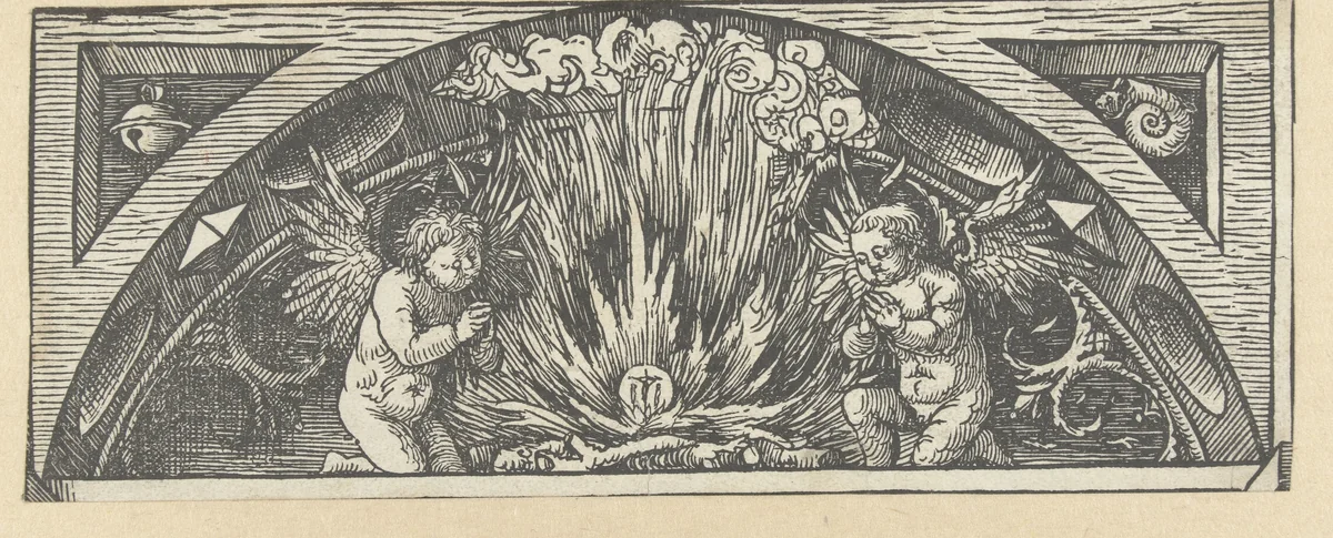 De hostie in het vuur by Jacob Cornelisz van Oostsanen, print, 1513-1523