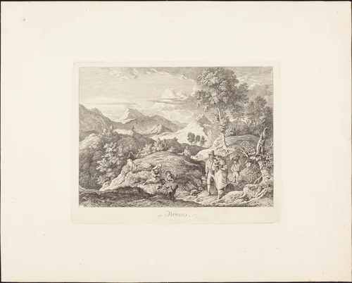 Olevano by Ludwig Richter, portfolio, 1831-1832