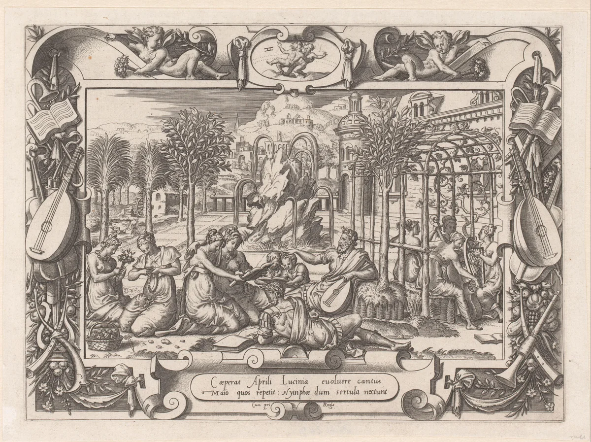 Mei by Etienne Delaune, print, 1566