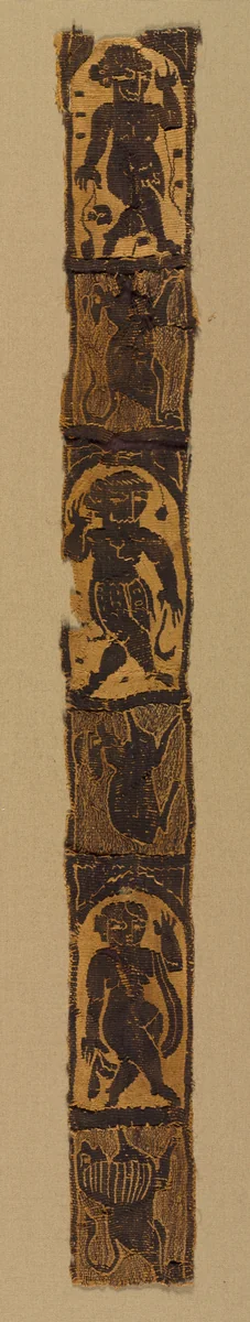 Ornamental Shoulder Bands from a Tunic by Unknown, textile, 500-599