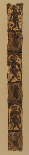 Ornamental Shoulder Bands from a Tunic by Unknown, textile, 500-599