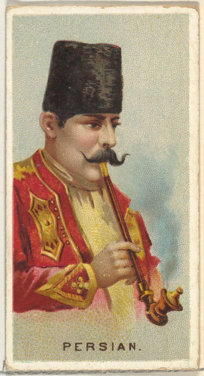 Persian, from World's Smokers series (N33) for Allen & Ginter Cigarettes by Allen & Ginter, print, 1888
