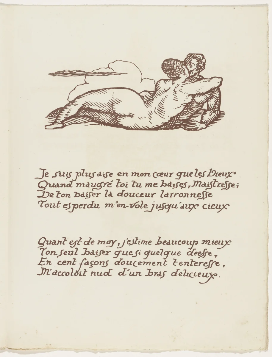 Headpiece (folio 74) from Les Amours (The Loves) by Émile Bernard, illustrated book, 1915