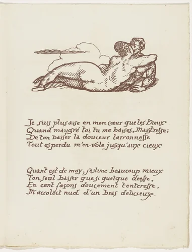 Headpiece (folio 74) from Les Amours (The Loves) by Émile Bernard, illustrated book, 1915