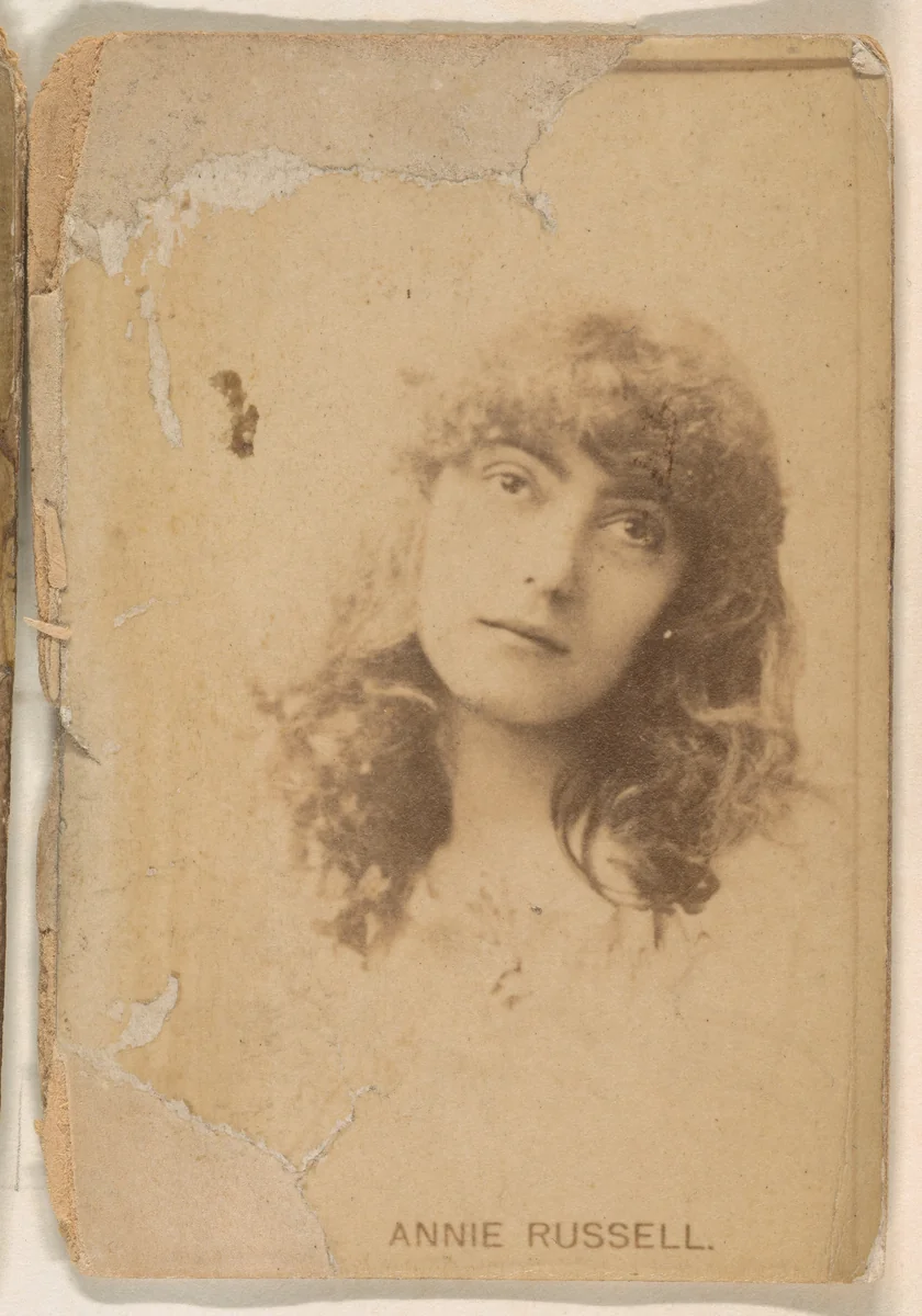 Annie Russell, from the Actresses series (N245) issued by Kinney Brothers to promote Sweet Caporal Cigarettes by Kinney Brothers Tobacco Company, photograph, 1890