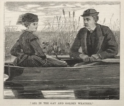 "All in the Gay and Golden Weather" by Winslow Homer, print, 1869