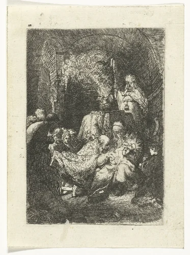 The circumcision: small plate by anonymous, print, 1630