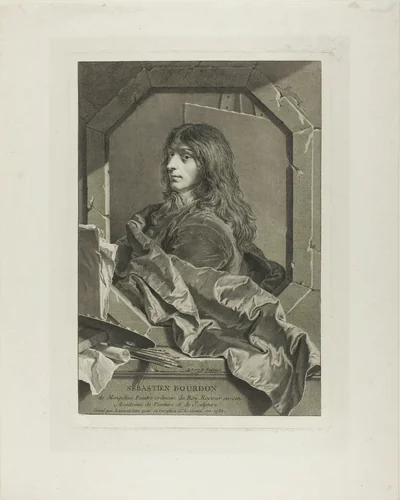 Sebastian Bourdon by Laurent Cars, print, 1733