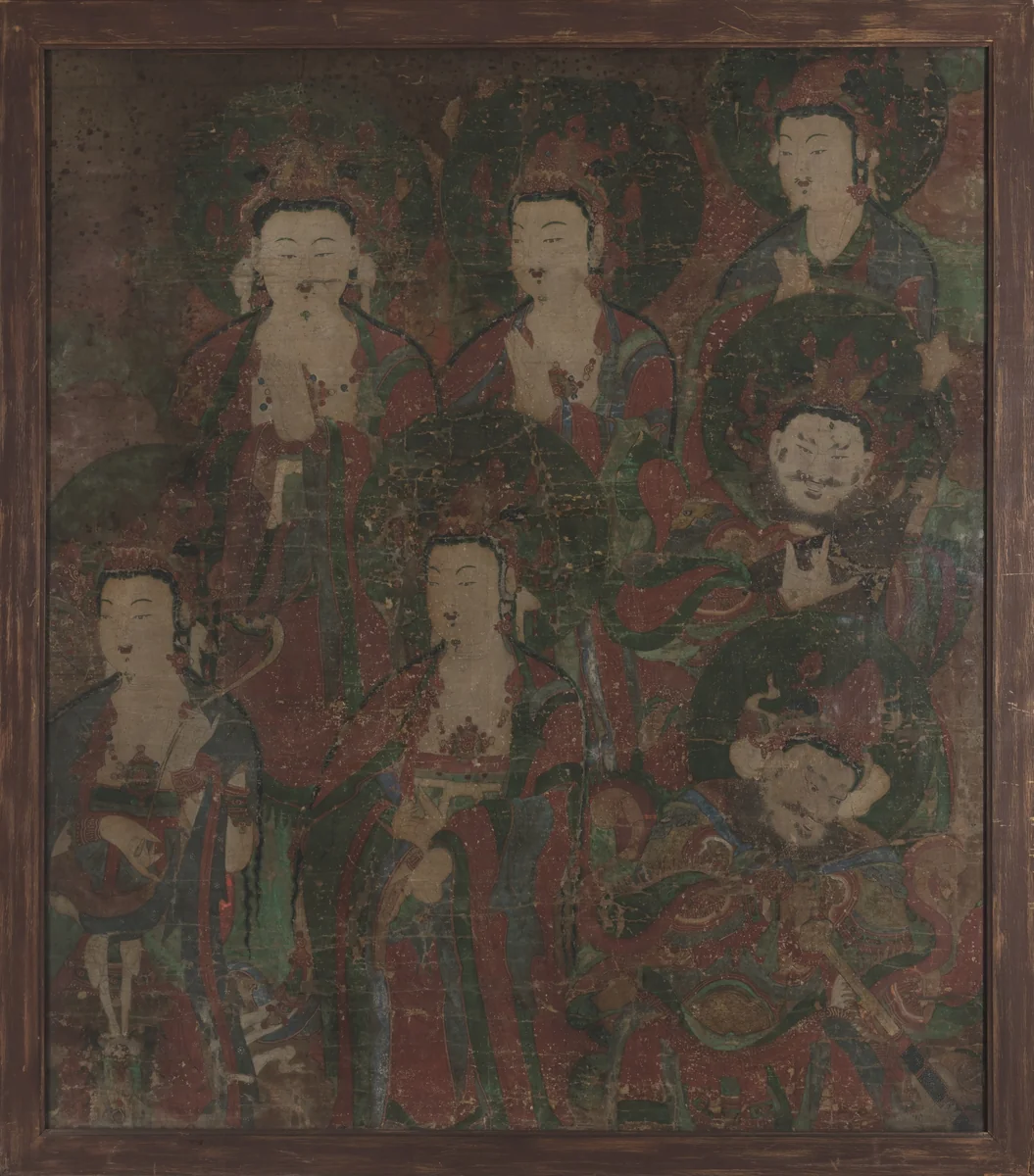 Korean Buddhist Painting by Korea, painting, 1701-1800
